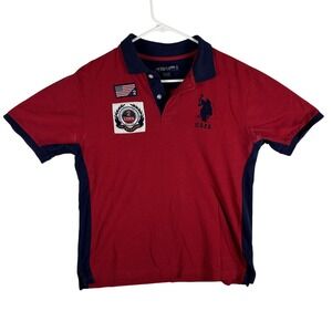 US Polo‎ Assn Polo Shirt Mens XL Classic Embroidered Patch Preppy Casual Golf